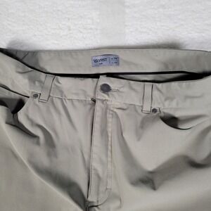 VRST Slim Fit Pants Mens 34x32 Tan Khaki Performance Stretch MAX200402